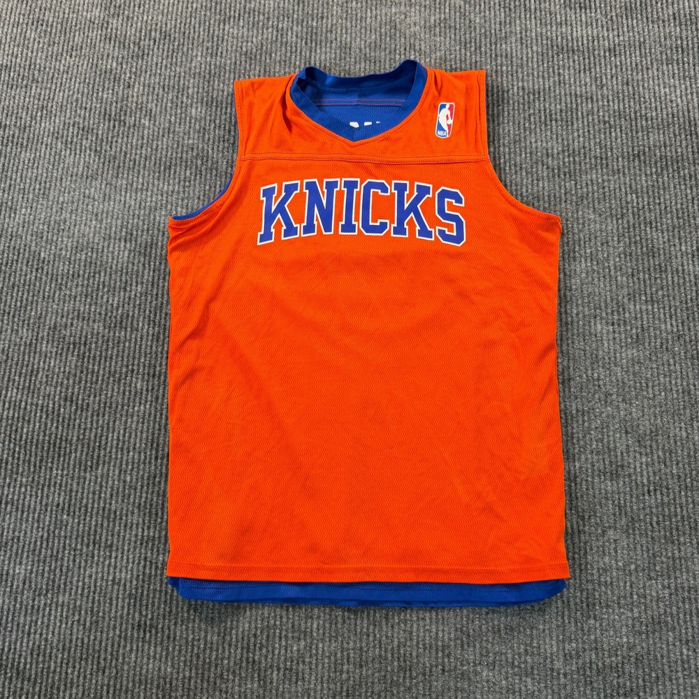 Alleson Athletic Youth New York Knicks Reversible Basketball Jersey Large Blue